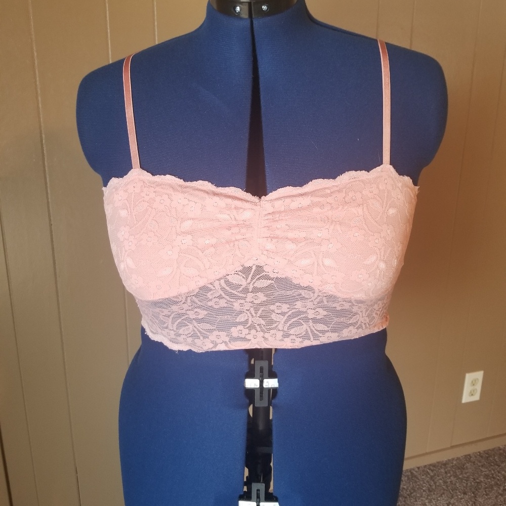 Pink Lace Bralette